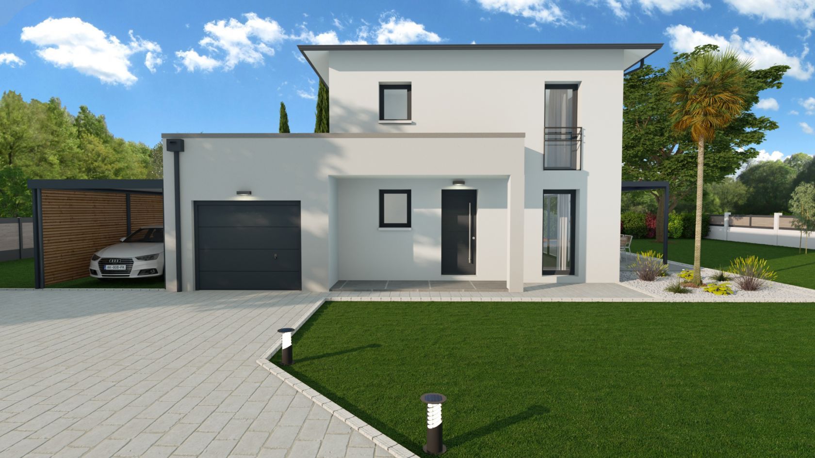 Maison 89.7 m² avec terrain à SAINT-ANDRE-SUR-VIEUX-JONC (01) 2