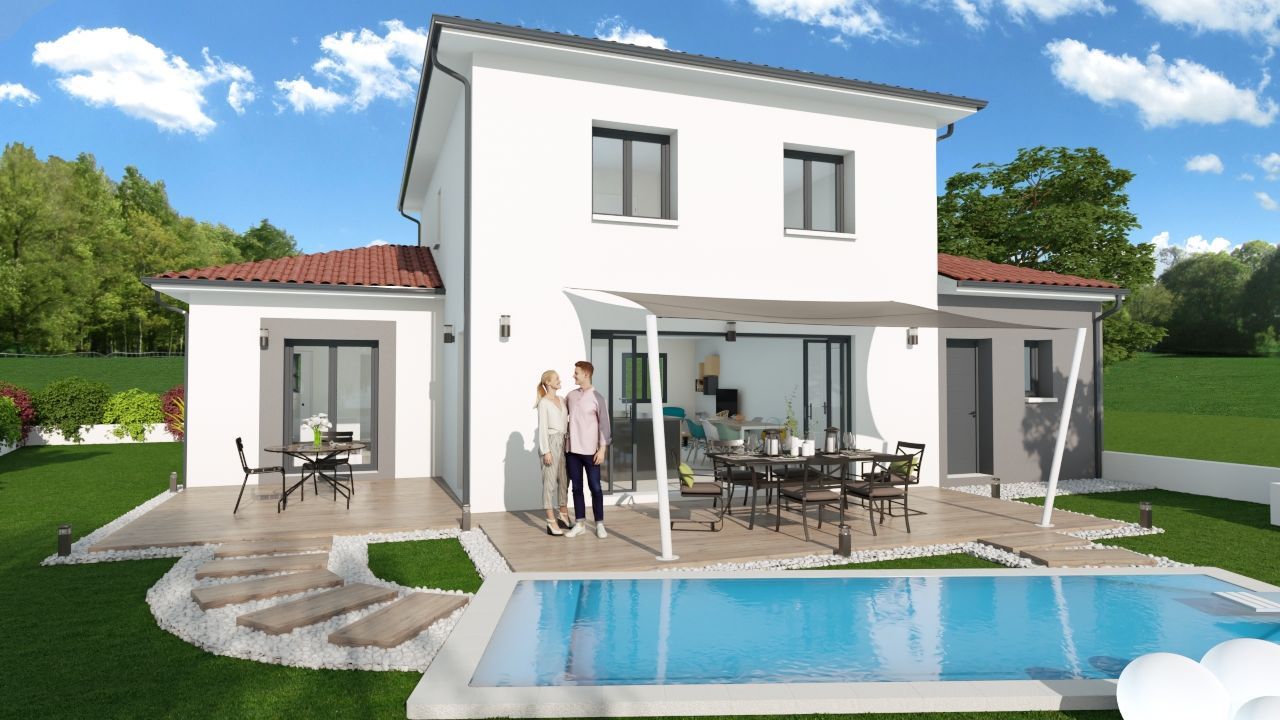 Villa 4 CHBS - SUITE PARENTALE 117 m² avec terrain 400 m² à DIEMOZ (38) 2