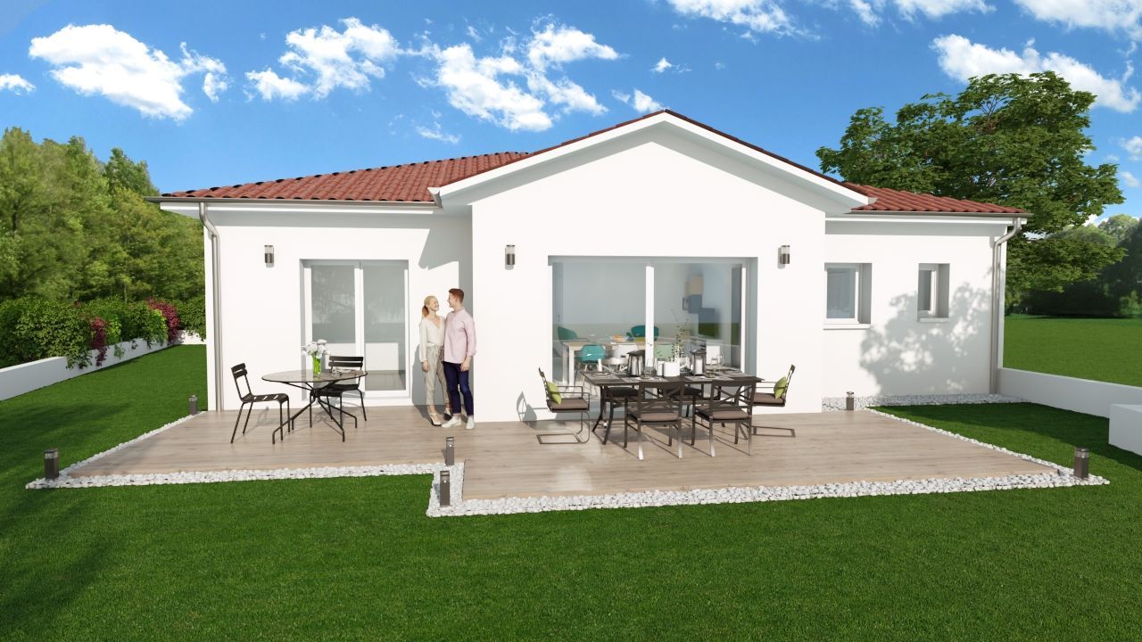 Maison 90 m² avec terrain 400 m² à DIEMOZ (38) 2