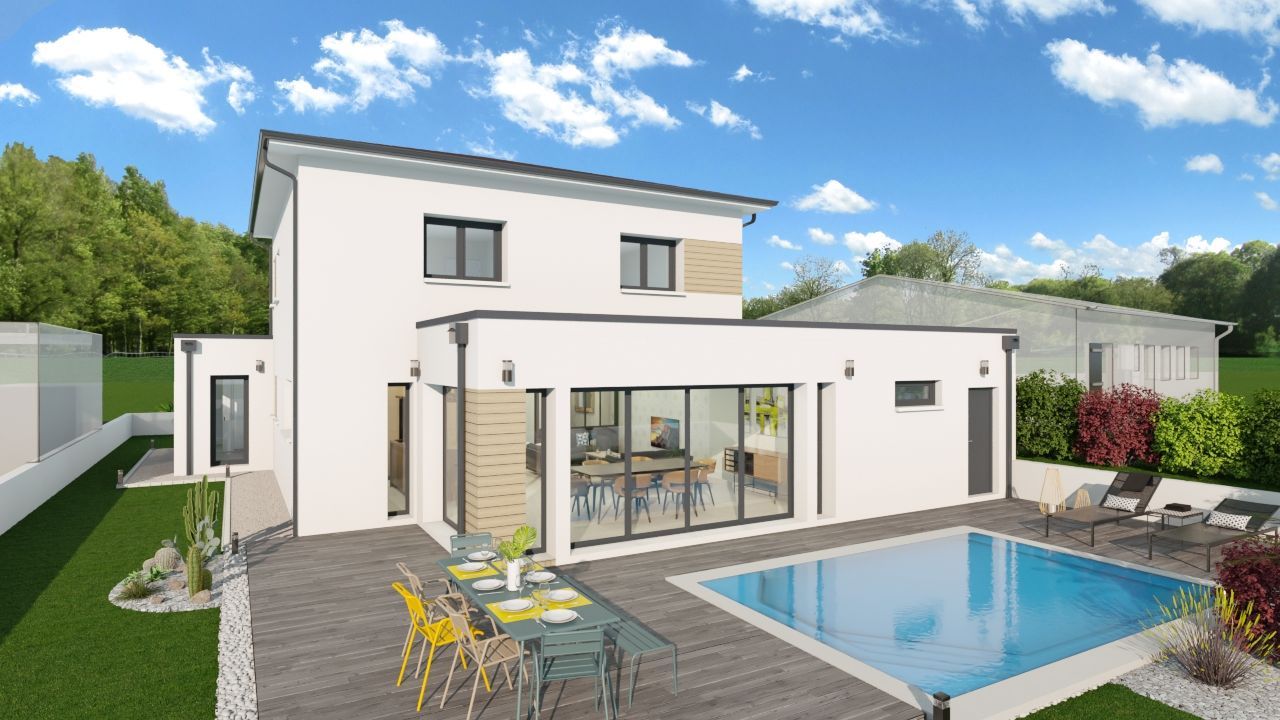 Villa RE2020, 152 m² avec terrain 500 m² à GENAS (69) 2