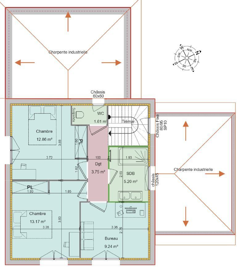 Maison 115 m² avec terrain à CHAVANOZ (38) 2