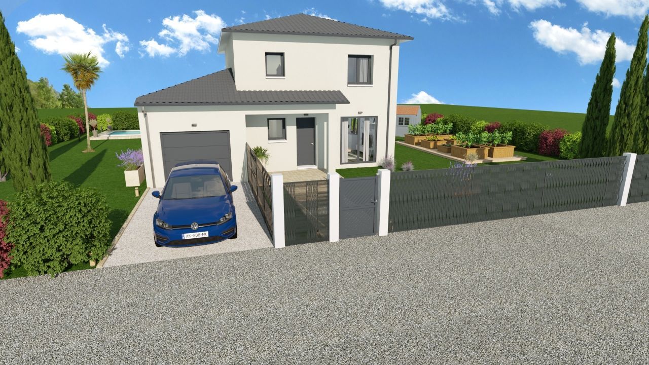 Maison 90 m² avec terrain à BALAN (01) 2