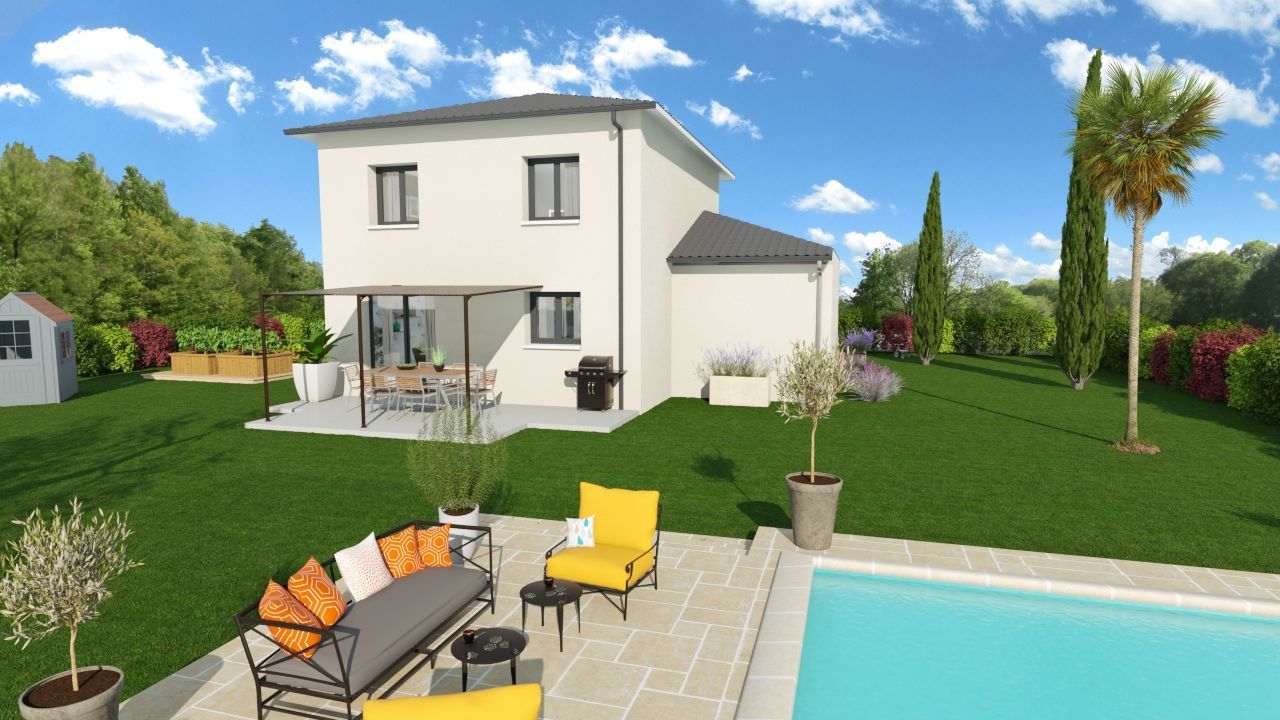 Maison 90 m² avec terrain à BALAN (01) 1