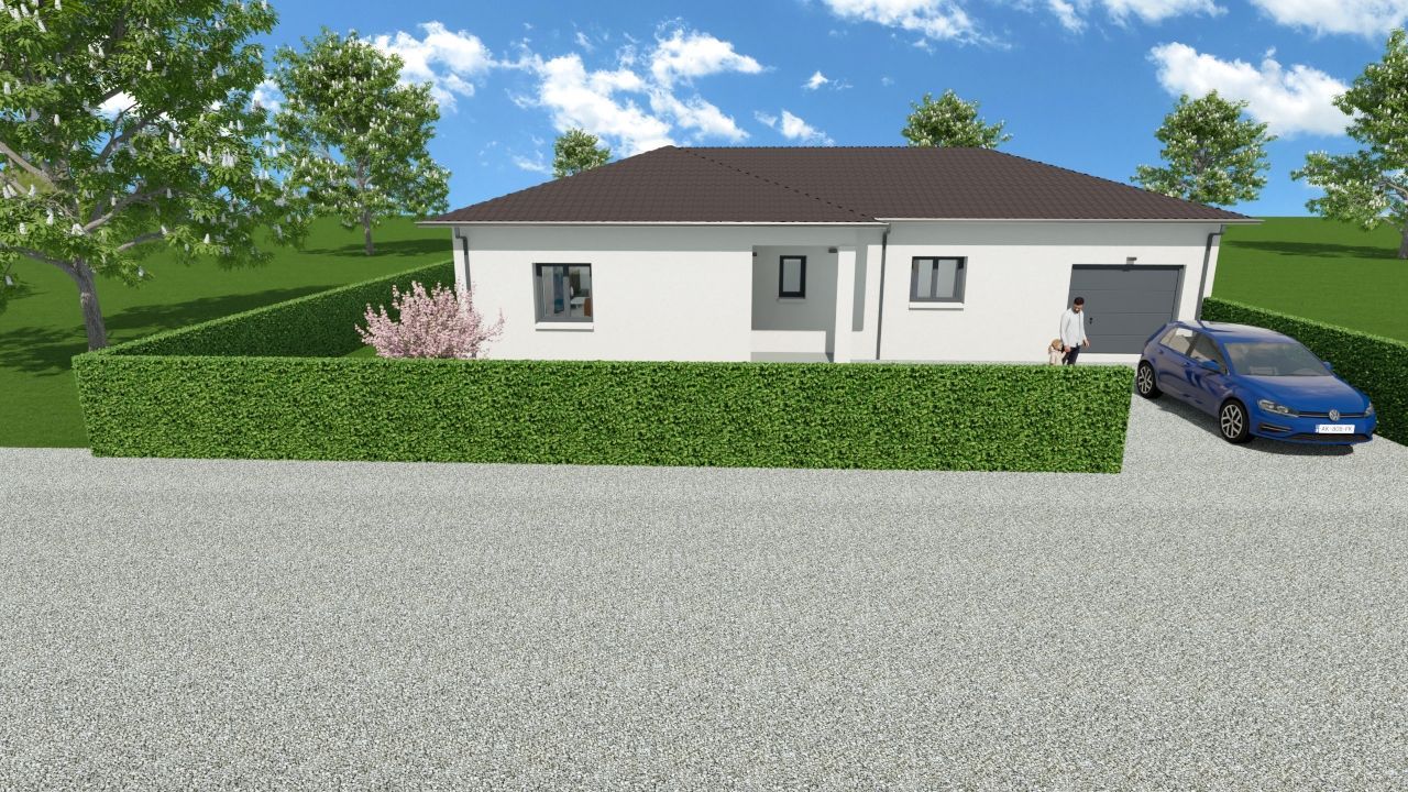 Maison 90 m² avec terrain à BLYES (01) 1