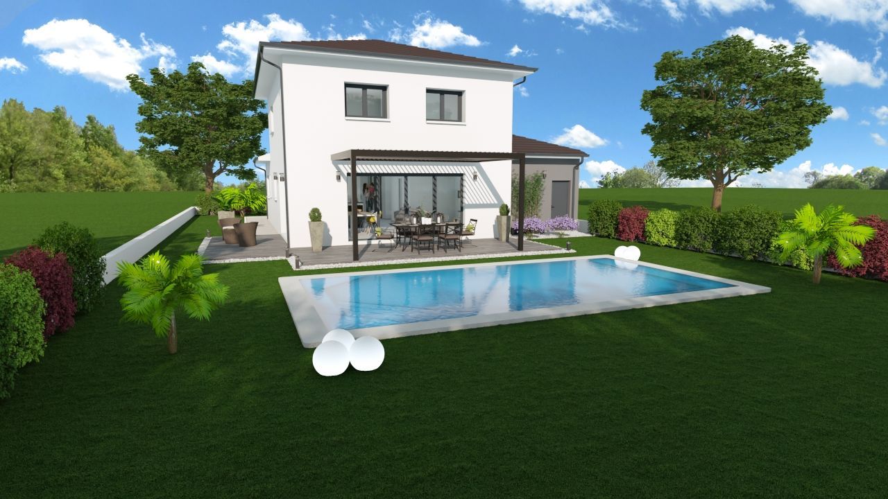 Maison 115 m² avec terrain à BALAN (01) 2