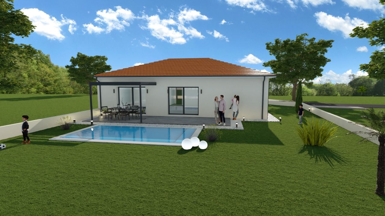 Maison 96 m² avec terrain à CHAVANOZ (38) 2