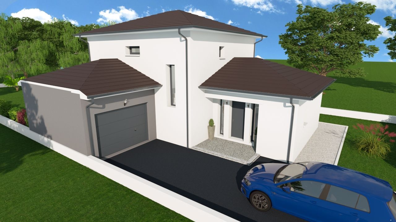 Villa 130 m² avec terrain de 670 CHAVANOZ (38) 2