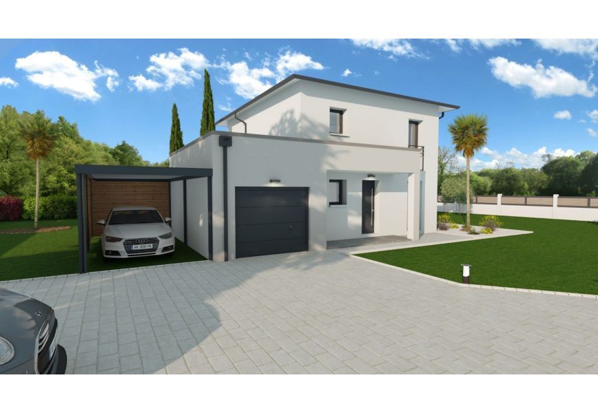 Maison 90 m² avec terrain 393 m² à PONT-DE-CHERUY (38) 2