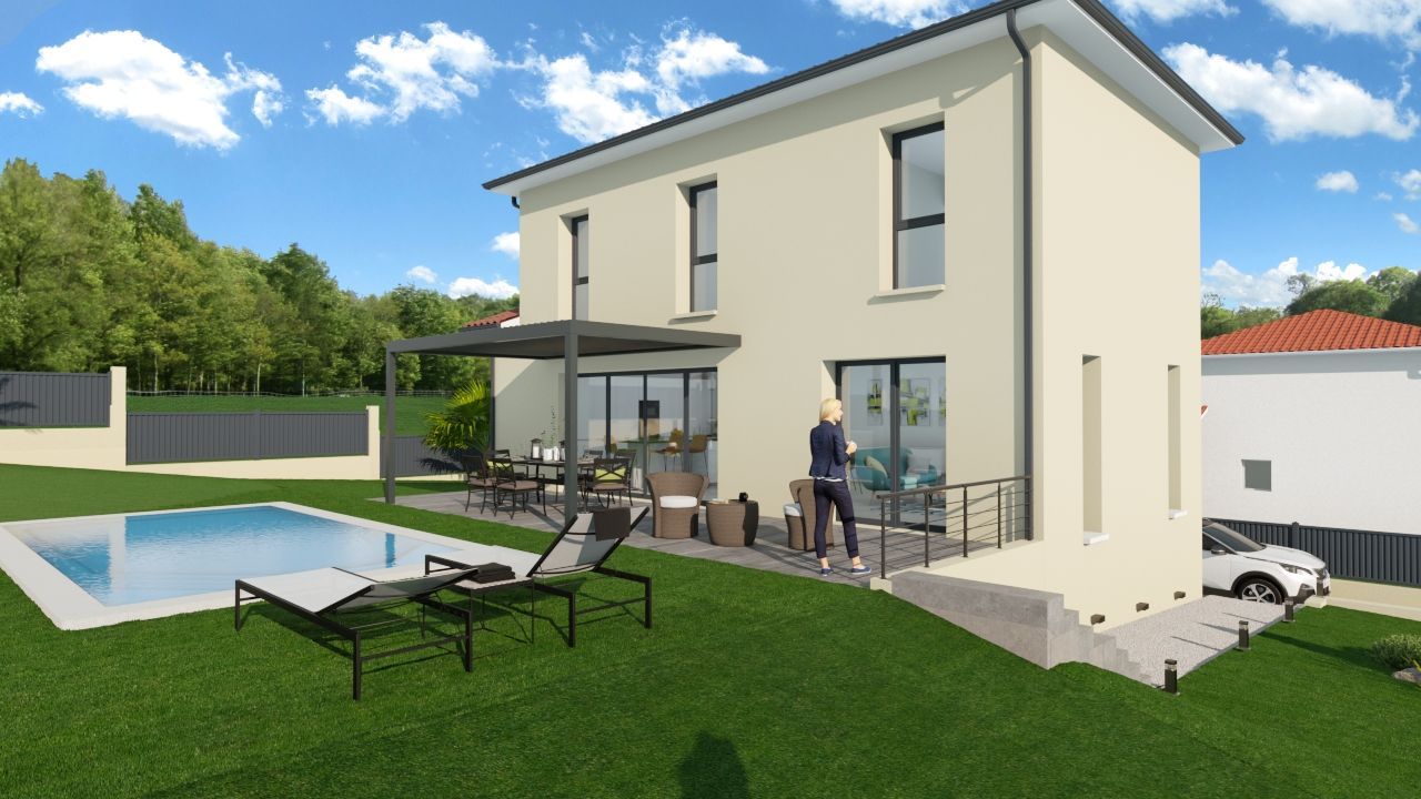 Maison 140 m² avec terrain 600 m² à SAINT-JULIEN (69) 2