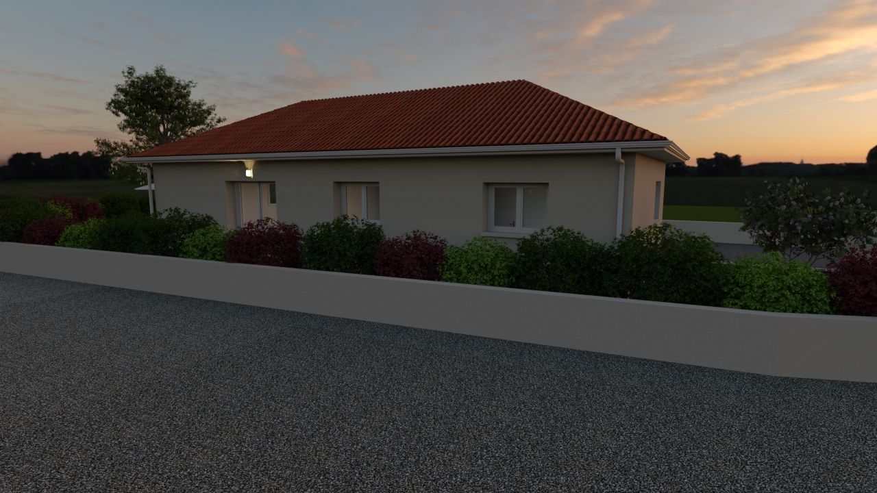 Maison  m² avec terrain à SAINT-SORLIN-DE-MORESTEL (38) 2