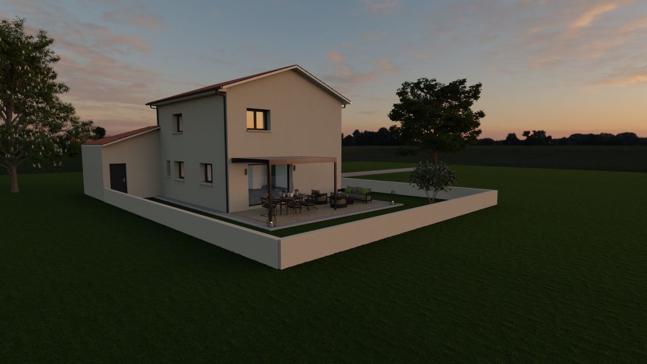 Maison 106 m² avec terrain à DAGNEUX (01) 2