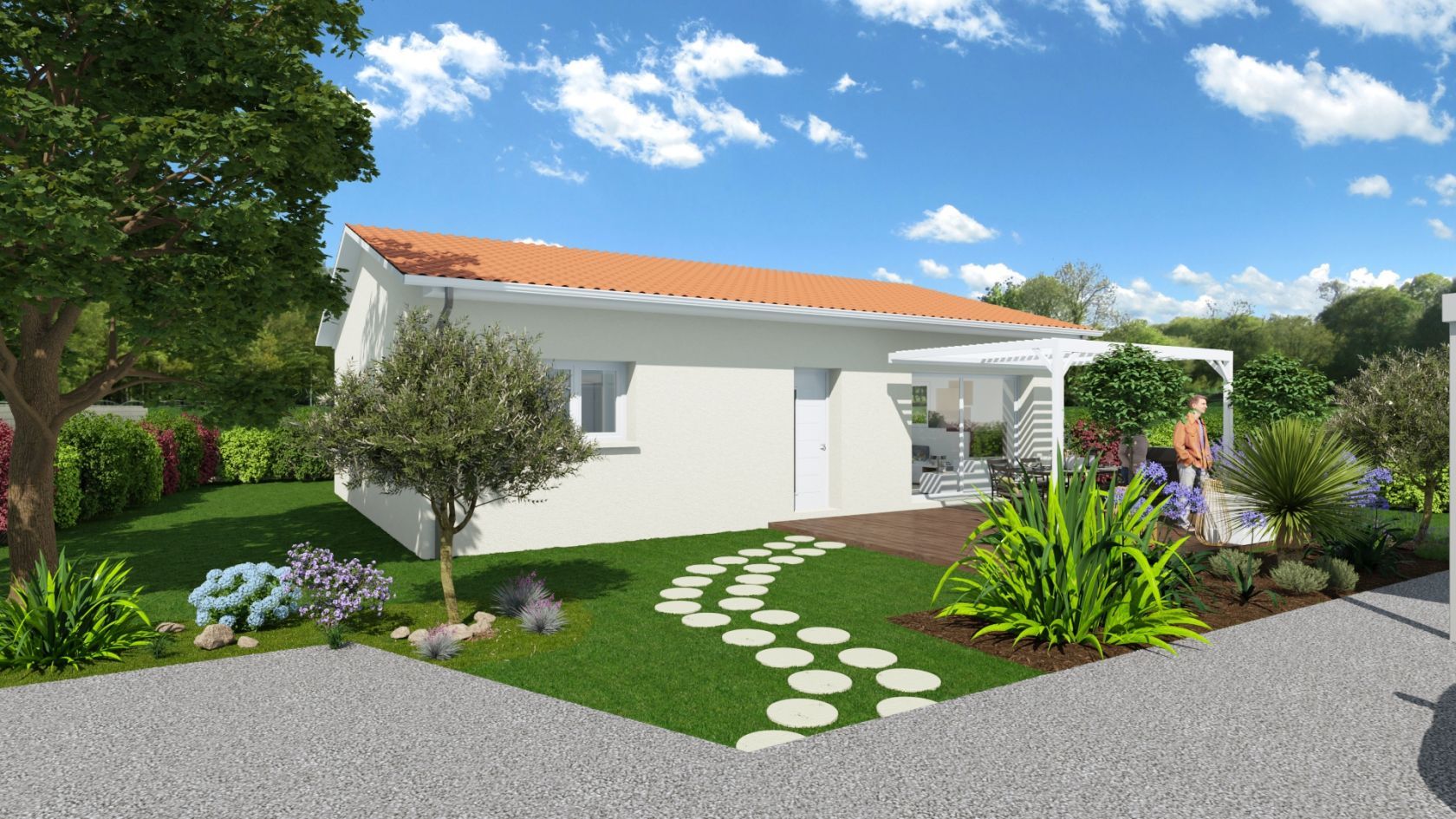 Maison m² avec terrain à COLOMBIER-SAUGNIEU (69) 1