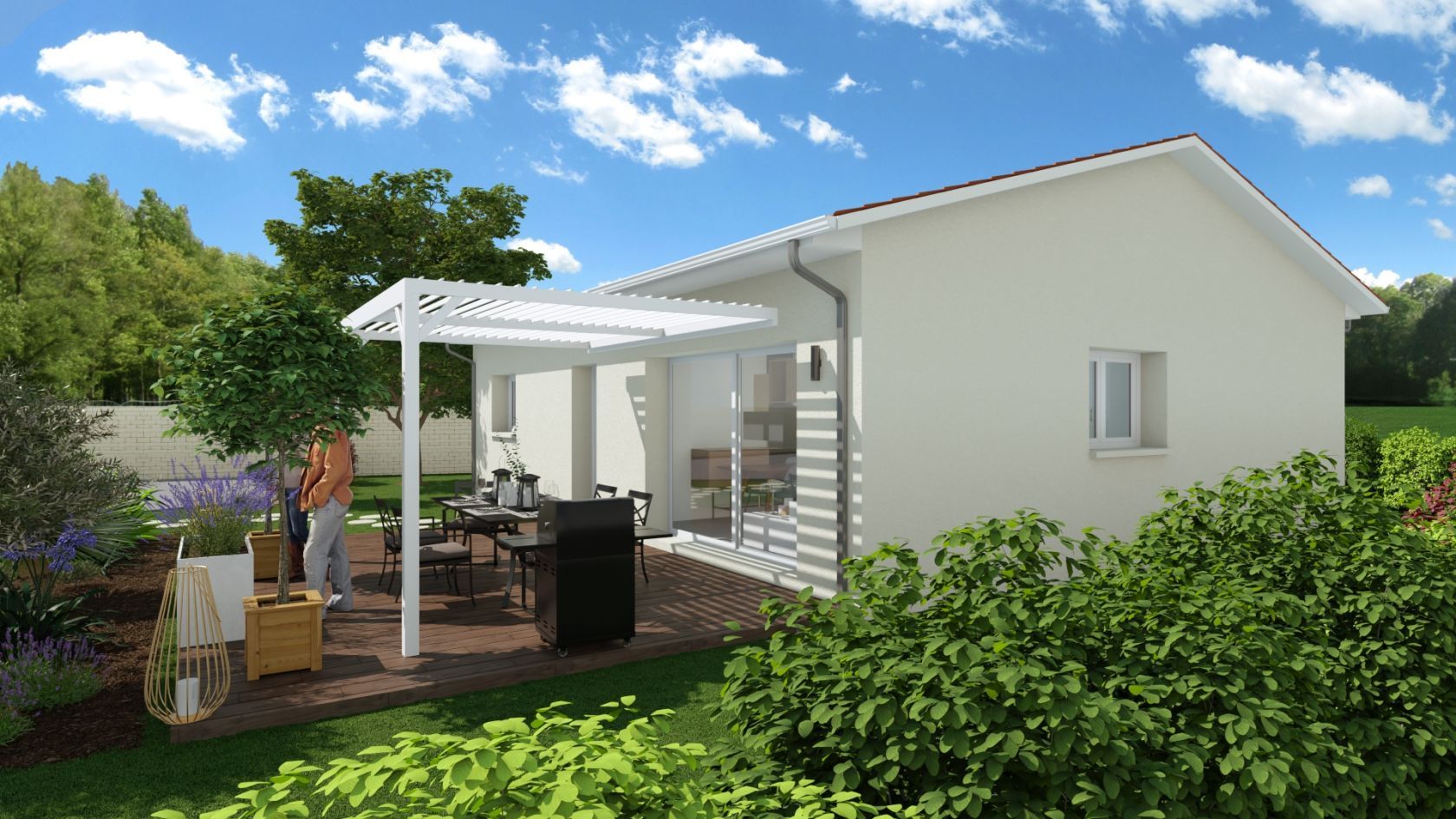 Maison m² avec terrain à COLOMBIER-SAUGNIEU (69) 2