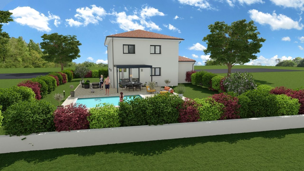Maison 103 m² avec terrain à BLYES (01) 2