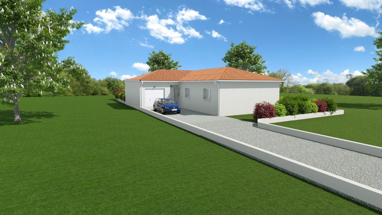 Maison  103 m² avec terrain à ARTAS (38) 2