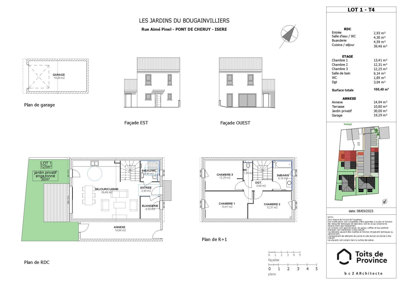 Maison 100 m² avec terrain à PONT-DE-CHERUY (38) 2