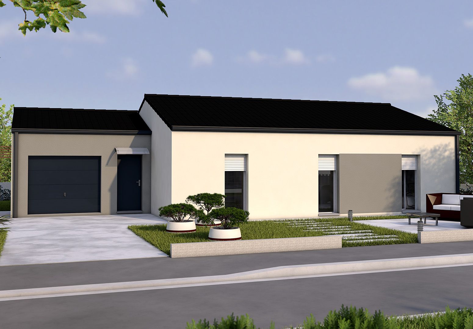 Photo de la maison de 94 m² à CHAPELLE-VIVIERS