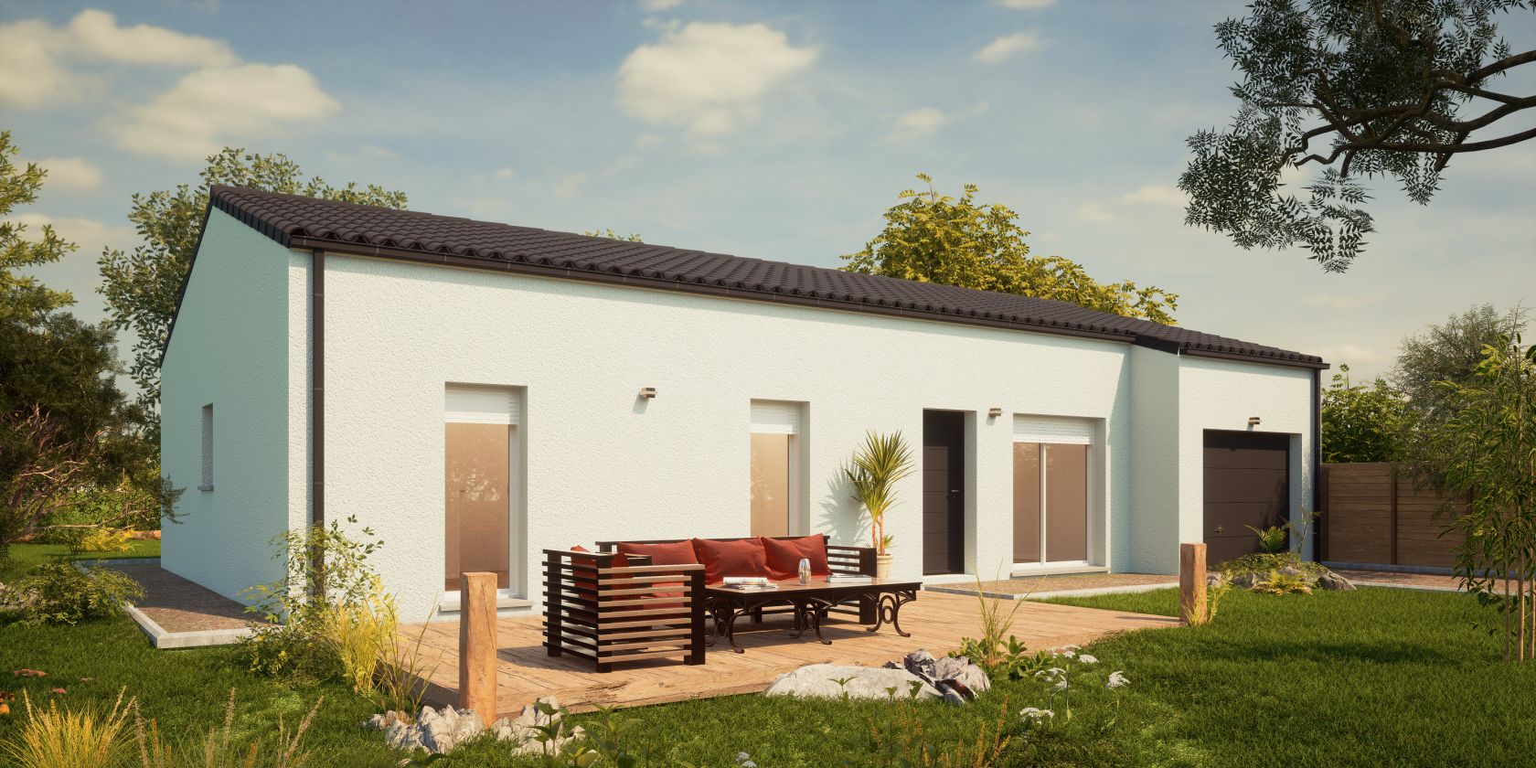 Photo de la maison de 81 m² à NERSAC