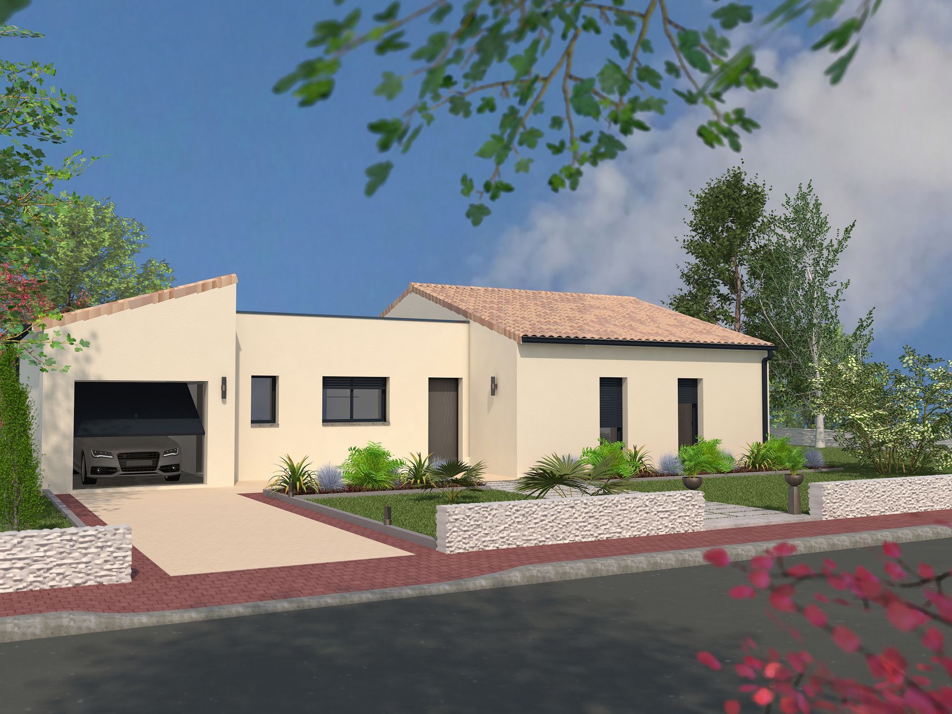 Photo de la maison de 84 m² à SAINT-GEORGES-LES-BAILLARGEAUX
