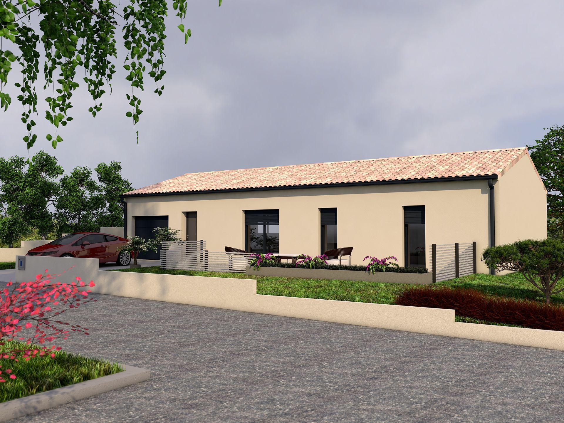 Photo de la maison de 65 m² à CHIRE-EN-MONTREUIL