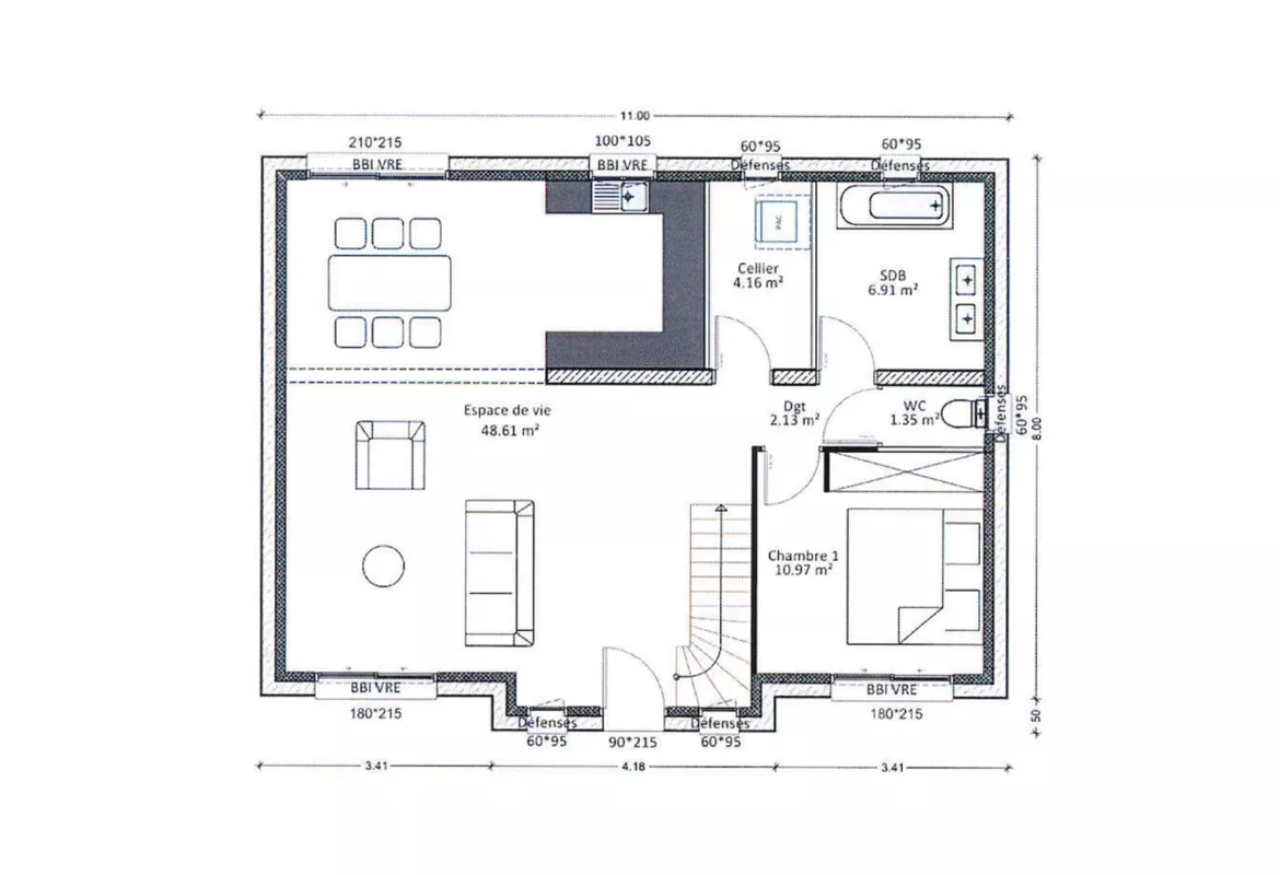 image ANAIS 3 R1 PLANCHER BETON