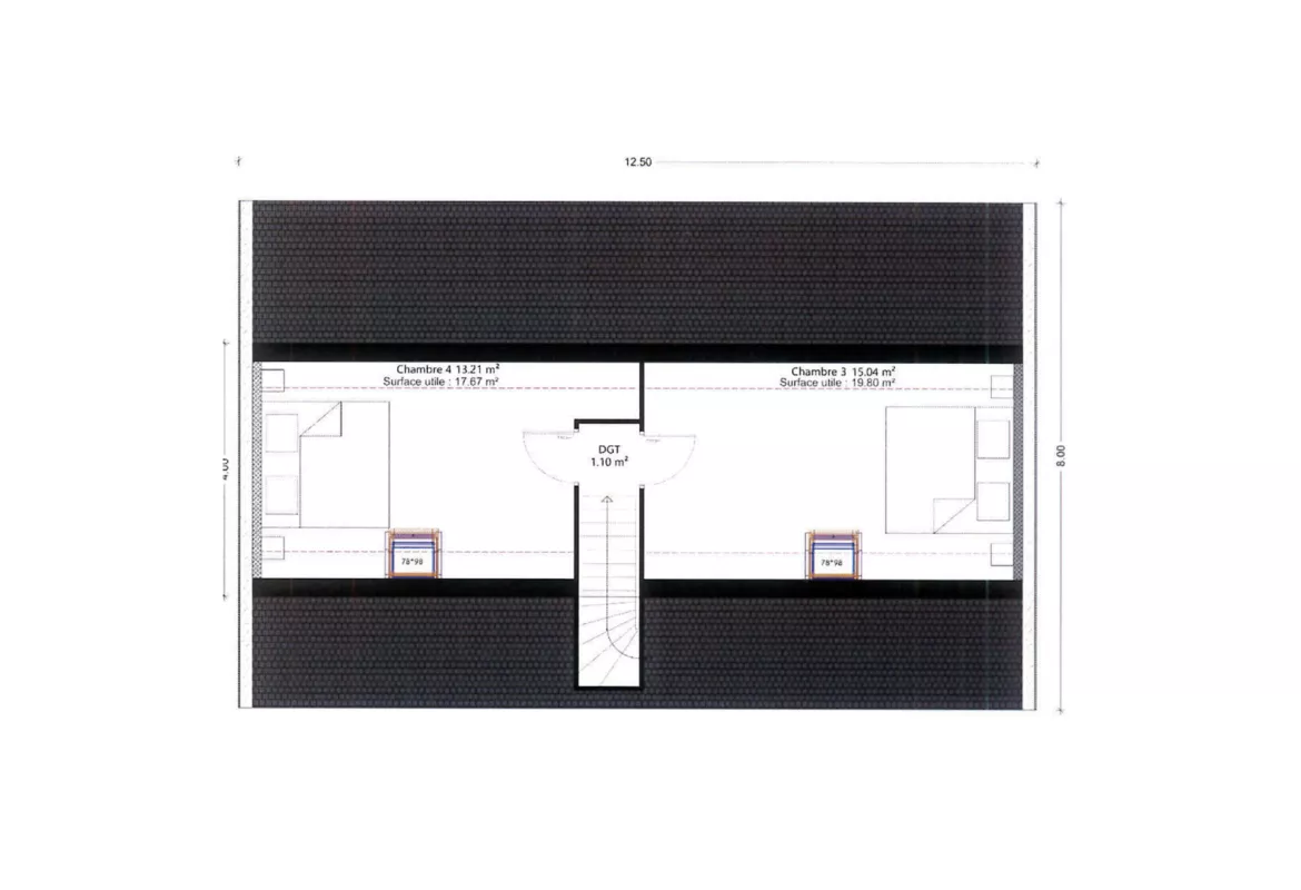 image ALIZE 1 12.50 COMBLES AMENAGES PLANCHER BOIS