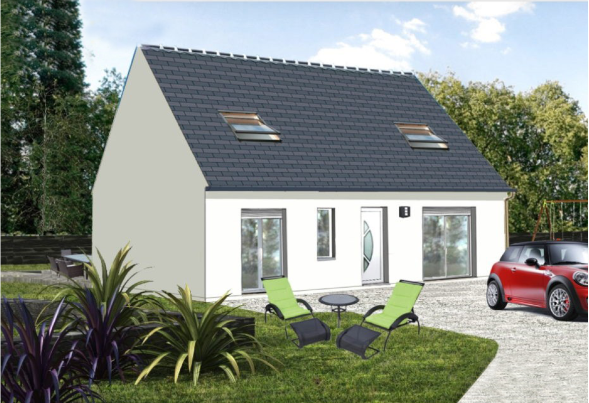 image Projet de construction d'une maison 103.58 m² avec terrain à COYOLLES (02)