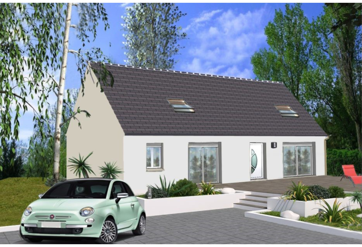 image Projet de construction d'une maison 112.56 m² avec terrain à BERNY-RIVIERE (02)