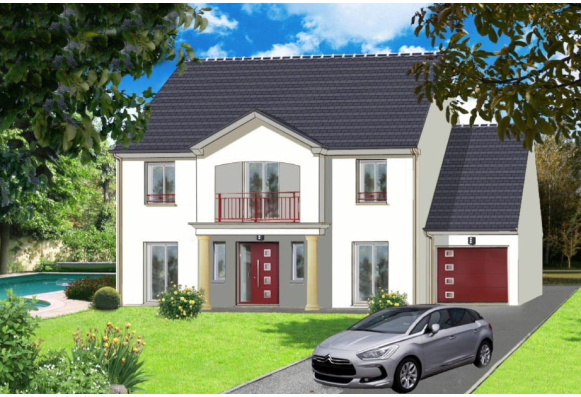 image Projet de construction d'une maison 121.23 m² avec terrain à GONDREVILLE (60)