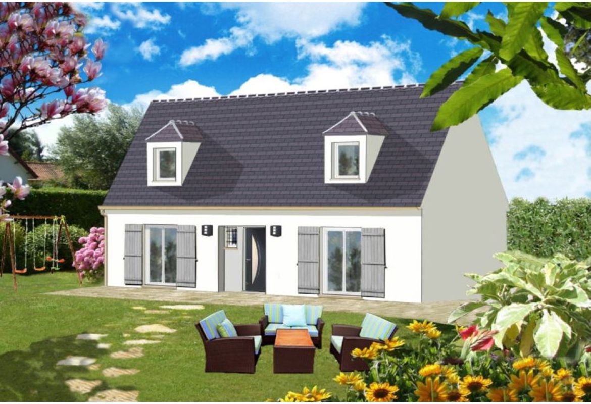 image Projet de construction d'une maison 89.37 m² avec terrain à CHAUDUN (02)