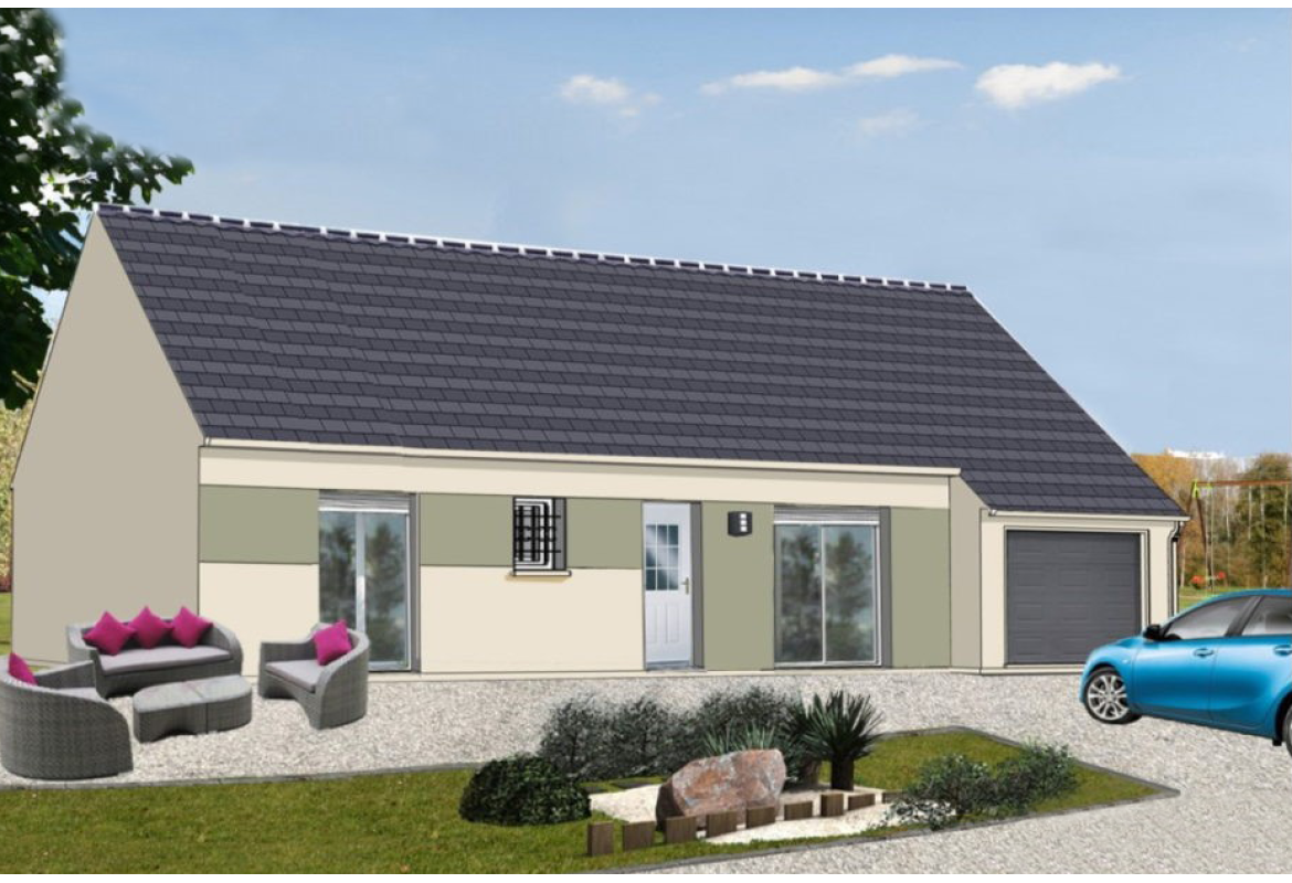 image Projet de construction d'une maison 83.92 m² avec terrain à FERE-EN-TARDENOIS (02)