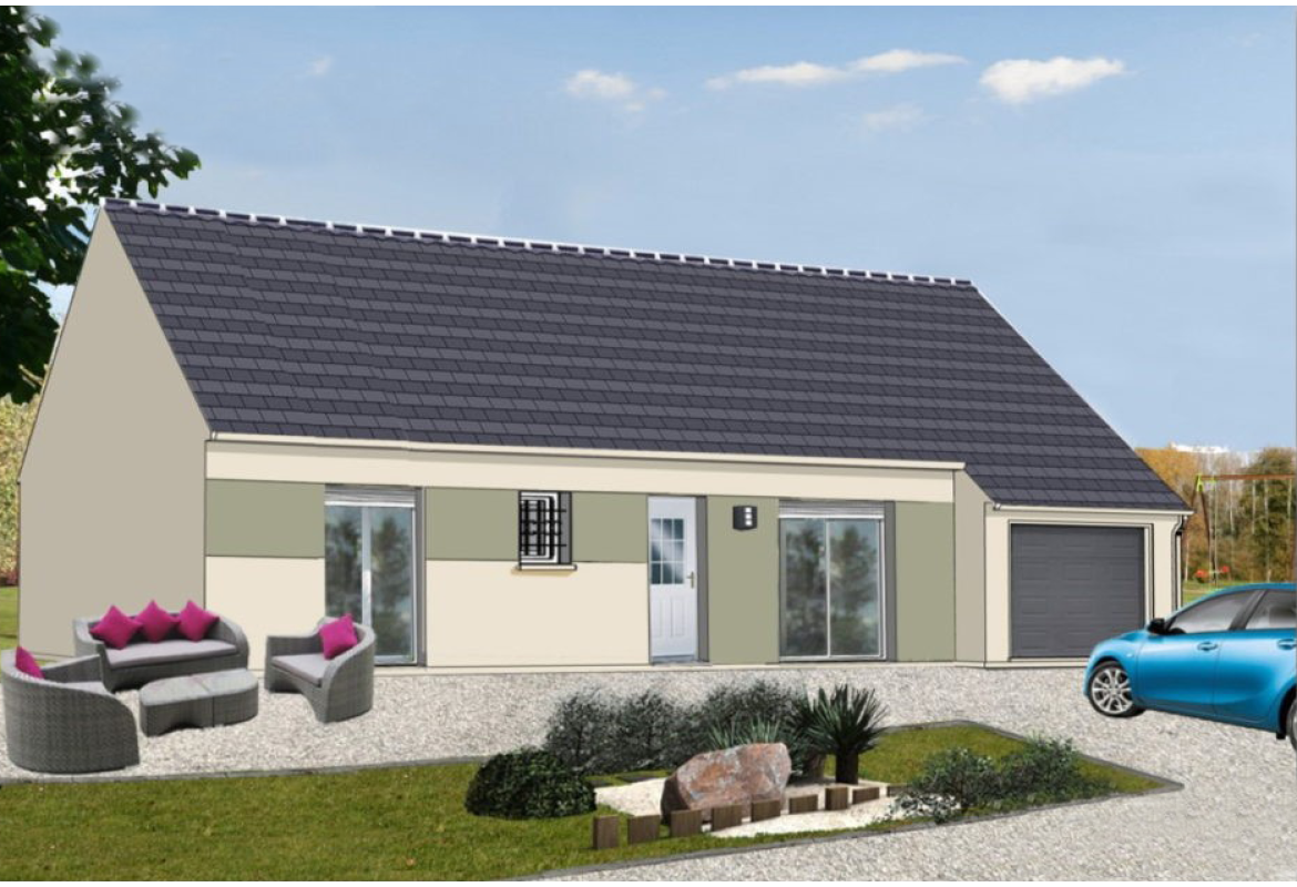 image Projet de construction d'une maison 88.85 m² avec terrain à NOGENT-L'ARTAUD (02)