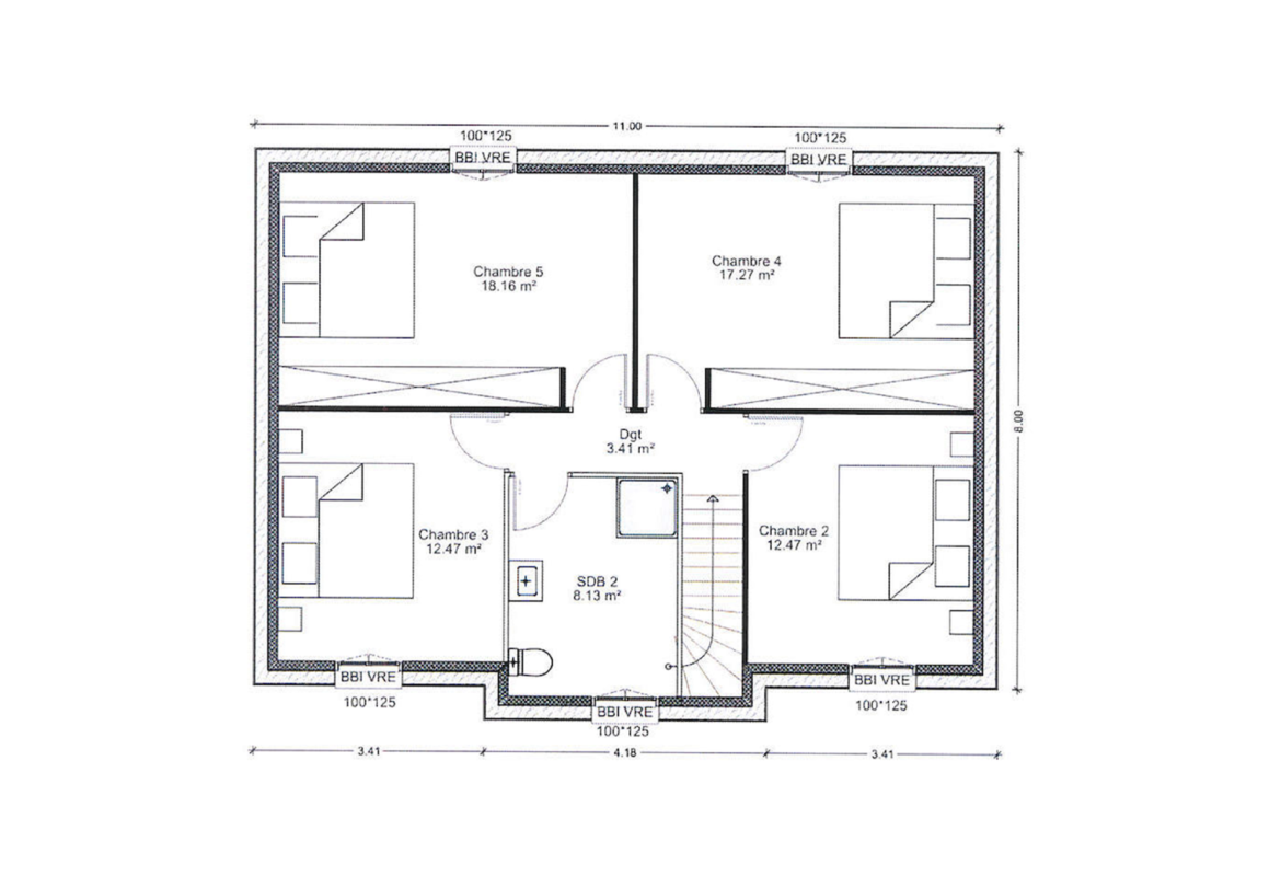 image Projet de construction d'une maison 146.04 m² avec terrain à CHAVIGNON (02)