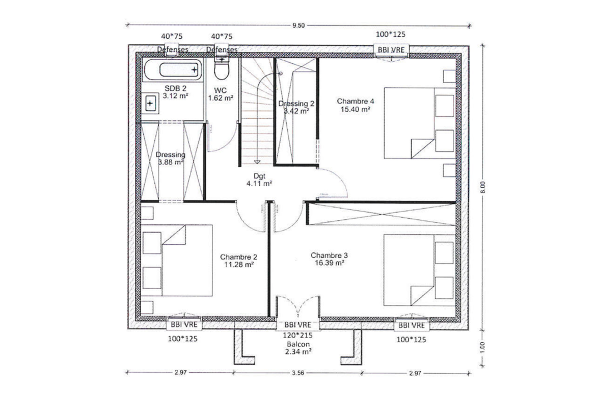 image Projet de construction d'une maison 121.23 m² avec terrain à FERE-EN-TARDENOIS (02)