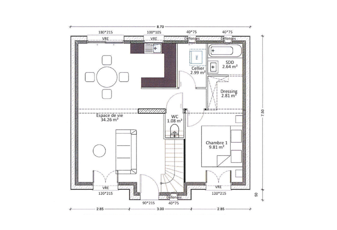 image Projet de construction d'une maison 104.34 m² avec terrain à MAY-EN-MULTIEN (77)