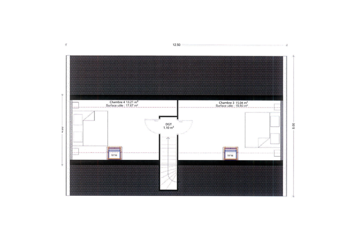 image Projet de construction d'une maison 112.56 m² avec terrain à CHAUDUN (02)