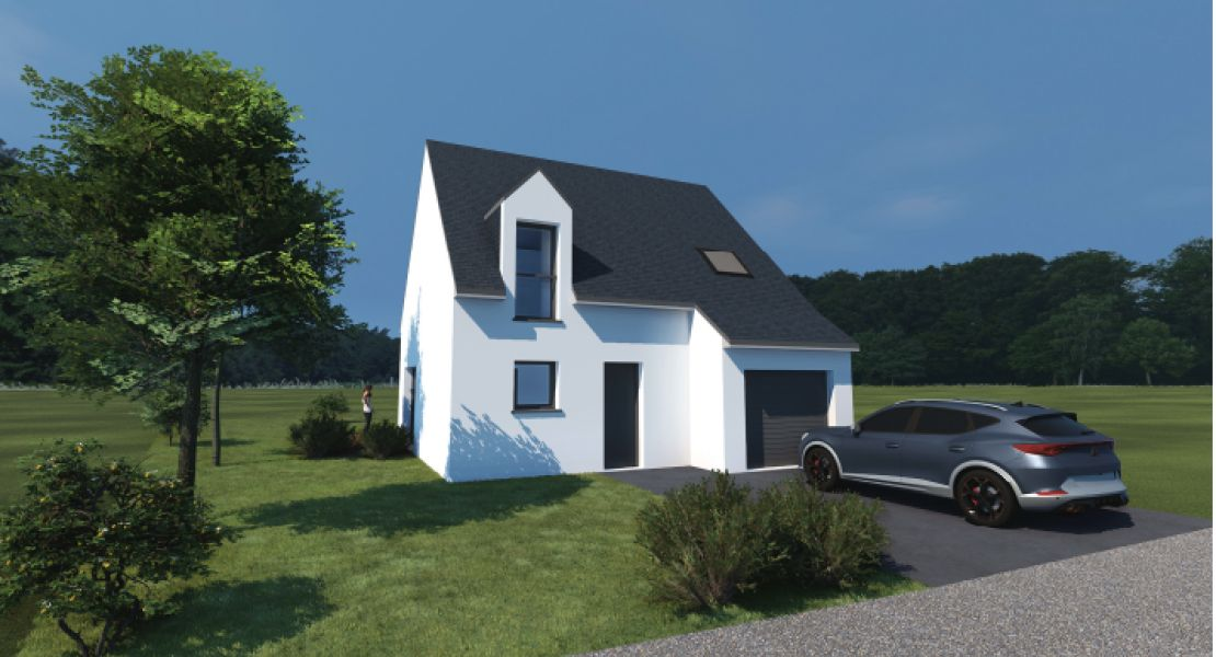 image Maison 90 m² avec terrain à THEIX (56)