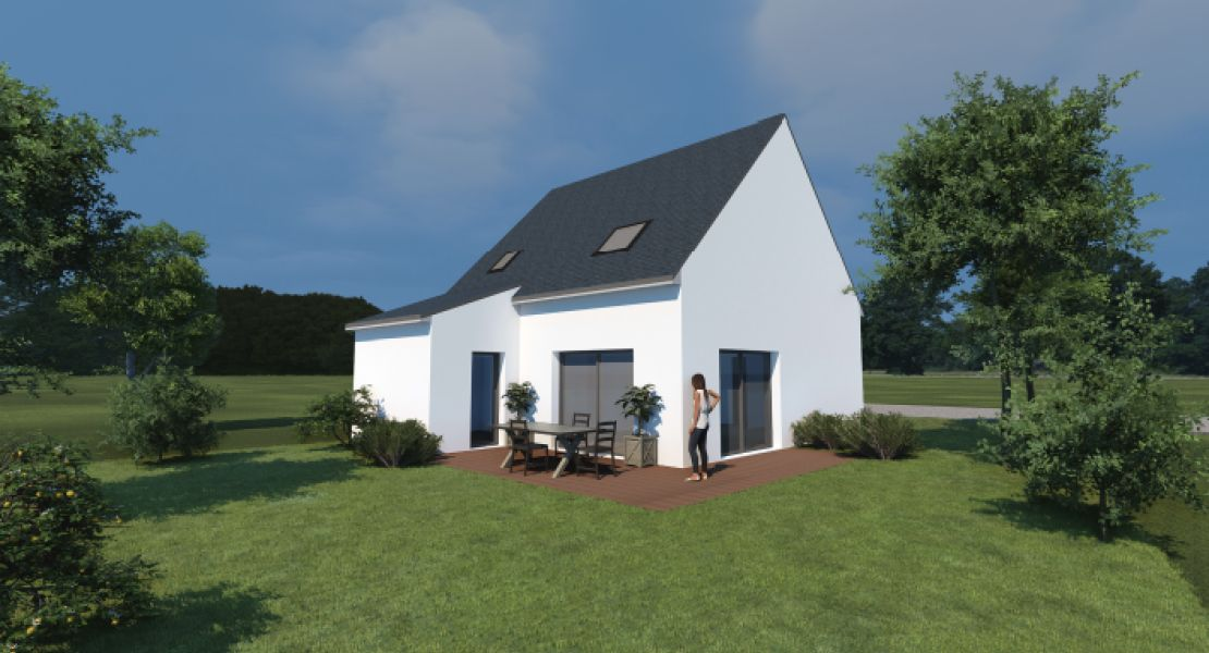 image Maison 90 m² avec terrain à PONT-SCORFF (56)