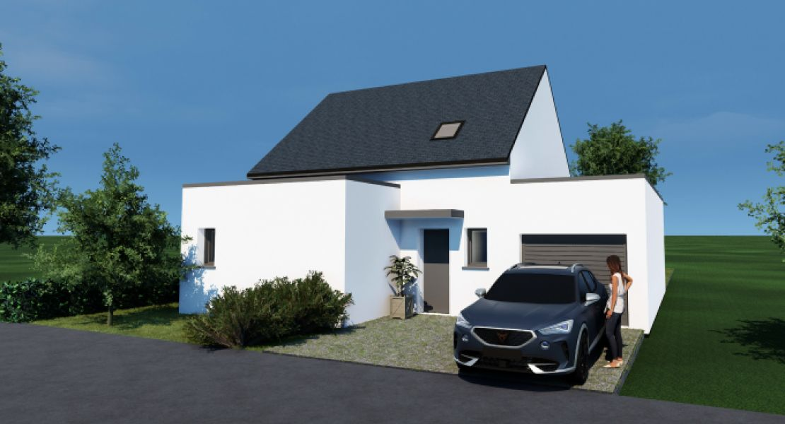 image Maison 102 m² avec terrain à PONT-SCORFF (56)