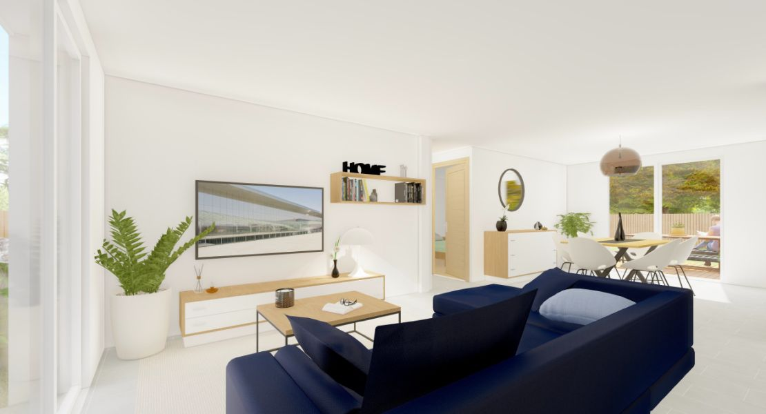 image PLAIN PIED 3 CHAMBRES  ET GARAGE avec terrain à KERVIGNAC (56)