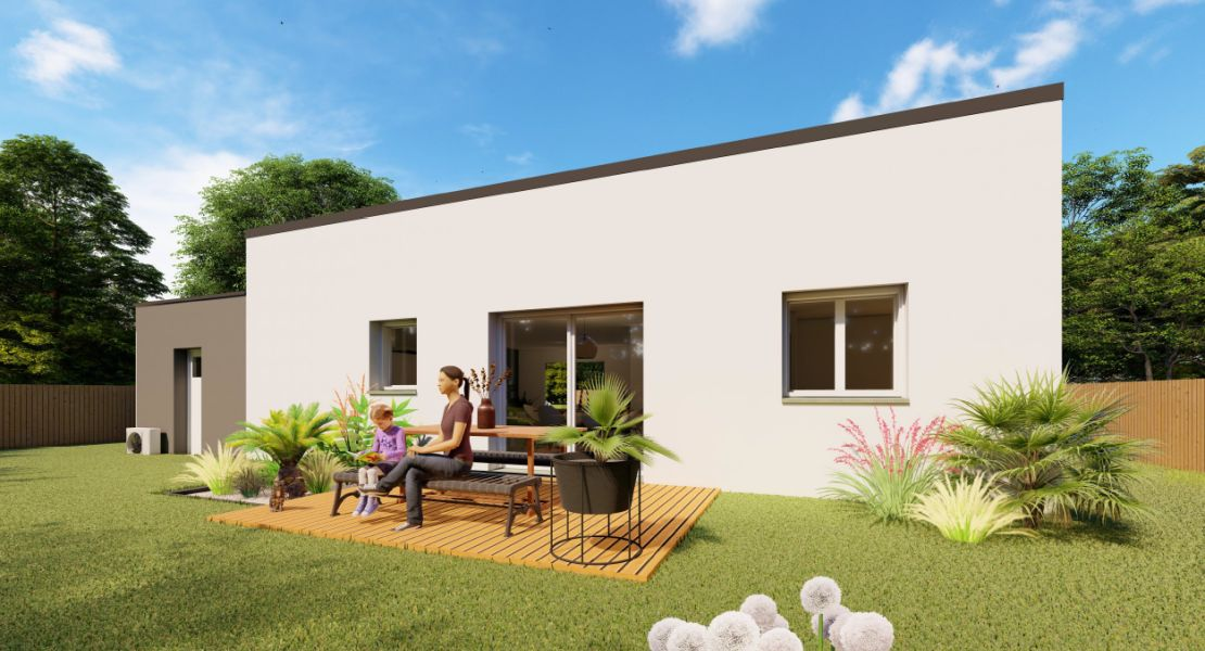 image PLAIN PIED 82.42 m² avec terrain à CLEGUER (56)