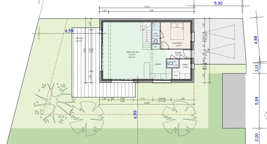 image Maison 104 m² avec terrain à VANNES (56)