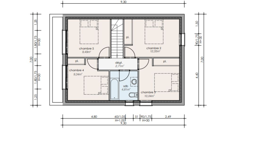 image Maison 104 m² avec terrain à VANNES (56)