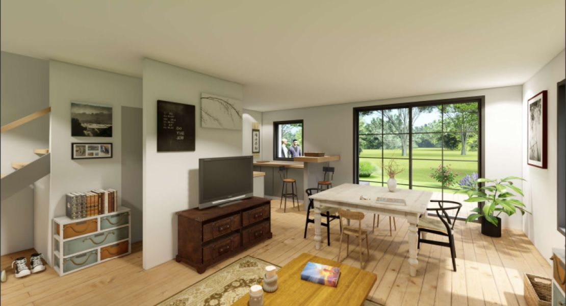 image Maison 85 m² avec terrain à PLESCOP (56)