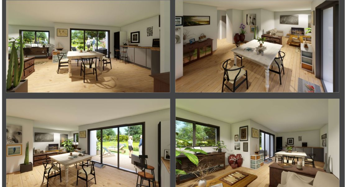 image Maison 84 m² avec terrain à LANDEVANT (56)