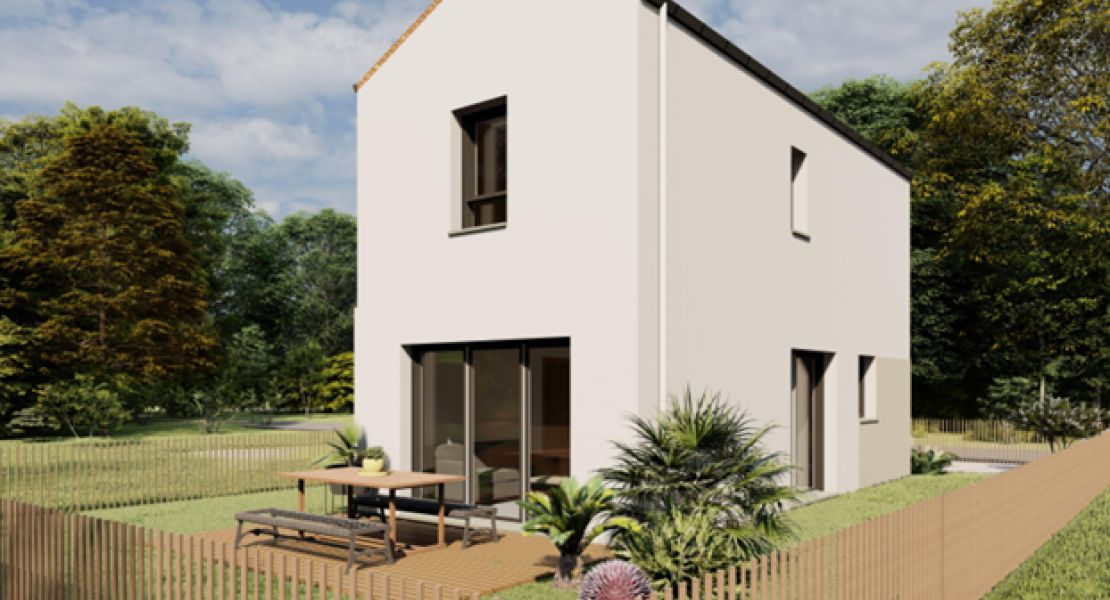 image maison basse consommation , proche commerces et plages