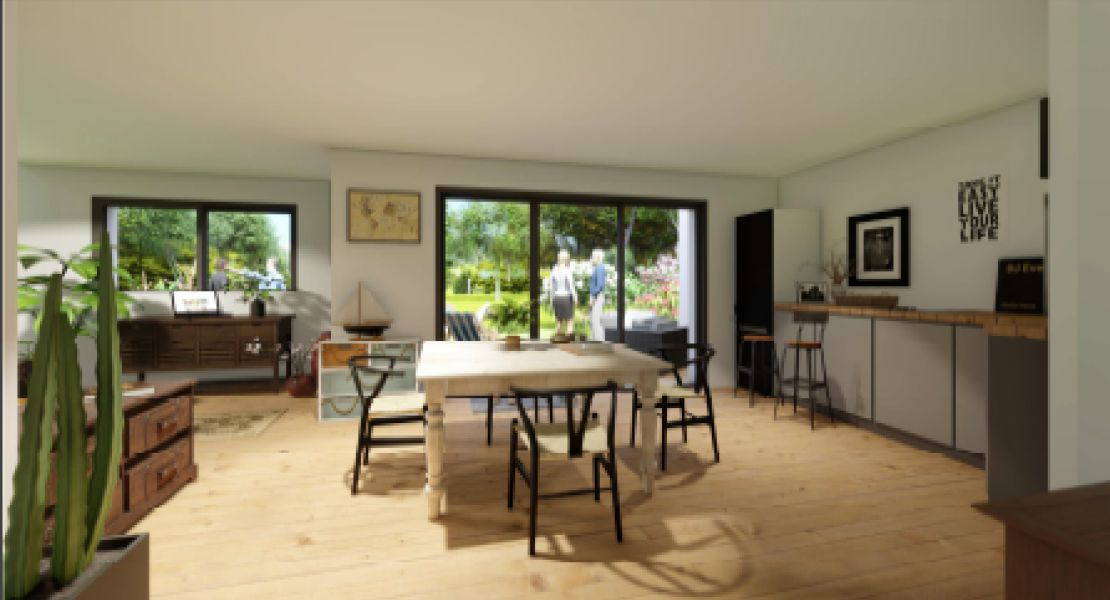 image Maison 84 m² avec terrain à LANDEVANT (56)