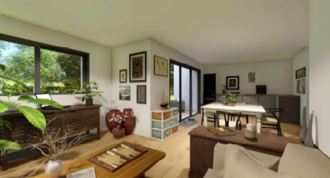 image Maison 84 m² avec terrain à LANDEVANT (56)