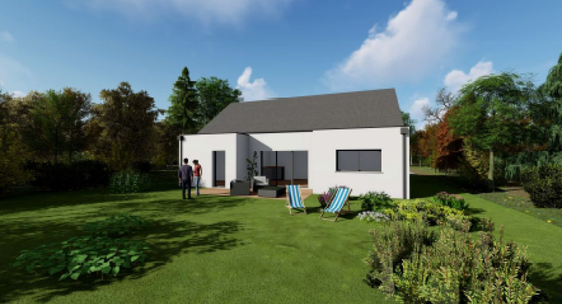 image Maison 84 m² avec terrain à LANDEVANT (56)