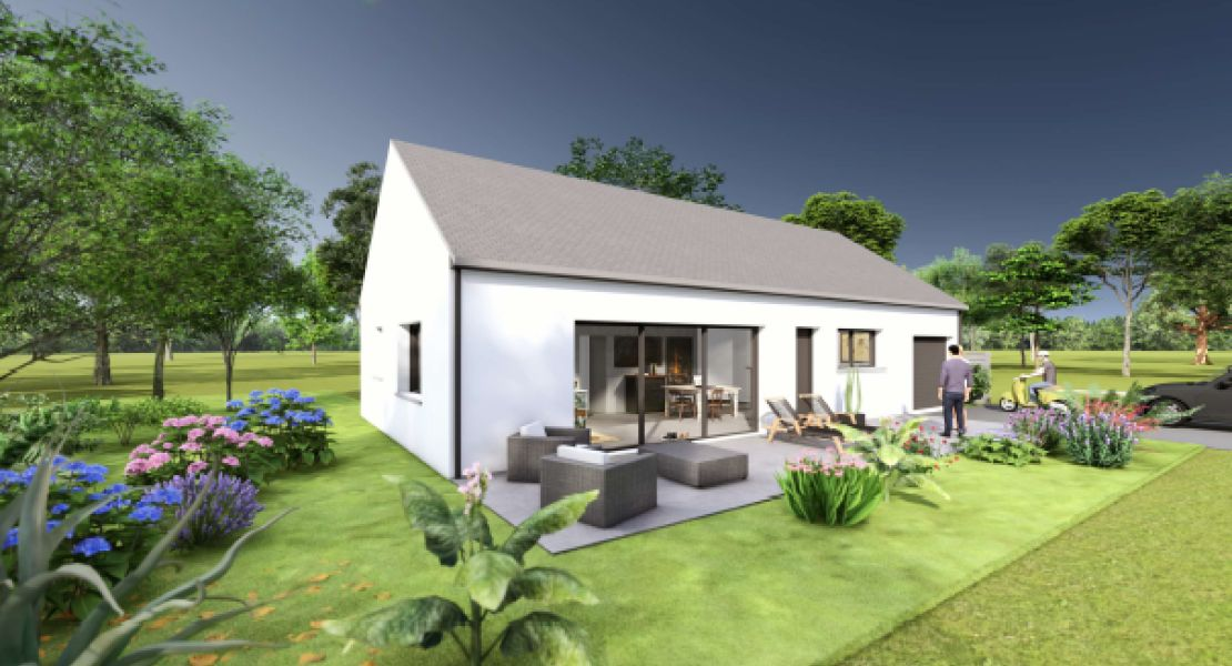 image Maison plain pied 3 chambres